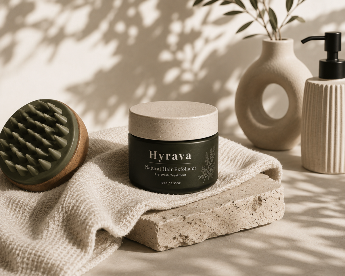 HYRAVA Natural Hair Exfoliant